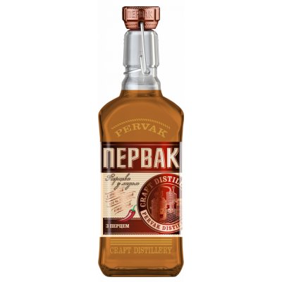 Pervak Pepper with Honey 40% 0,25 l (holá láhev)