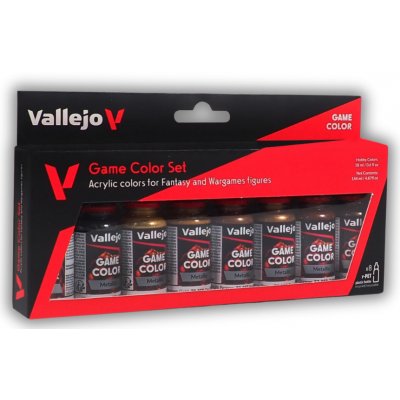 Vallejo: Game Color Set Metallic Colors 17ml – Zbozi.Blesk.cz