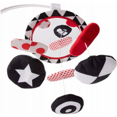 Canpol Kontrastní Plyšový Kolotoč s Hrací Skříňkou Senzorické Hračky 68/084 – Zboží Mobilmania