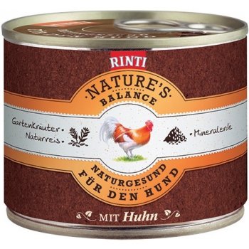 Finnern Rinti Nature‘s Balance kuře & hnědá rýže & vejce 185 g