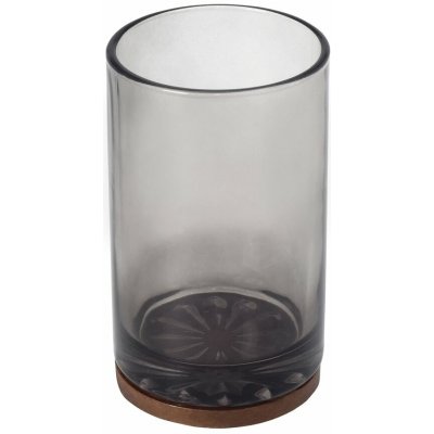 Sapho FIGO sklenice na postavení kouřové sklo/dřevo 08398 – Zbozi.Blesk.cz