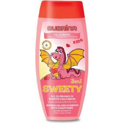 Subrina dětský sprchový gel a šampon 2v1 Sweety 250 ml