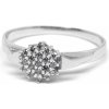 Prsteny Klenoty Budín Luxusní zlatý diamantový prsten posetý diamanty J 28290 17