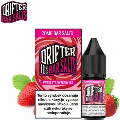 Drifter Bar Salts Sweet Strawberry Ice 10 ml 20 mg – Zbozi.Blesk.cz