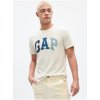 Pánské Tričko Gap pánské tričko s logem krémové