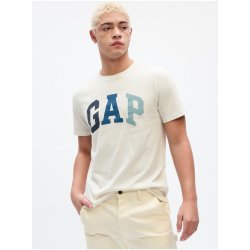 Gap pánské tričko s logem krémové