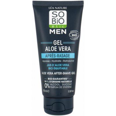 SO’BiO étic Gel po holení MEN s aloe vera BIO 100 ml – Zboží Mobilmania