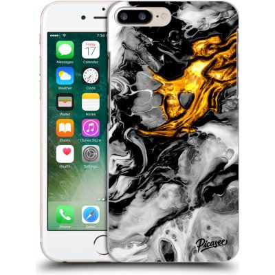 Pouzdro Picasee silikonové Apple iPhone 7 Plus - Black Gold 2 čiré – Zboží Mobilmania