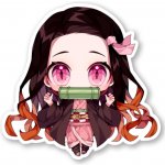 Demon Slayer Samolepka Chibi Nezuko Kamado – Zboží Živě