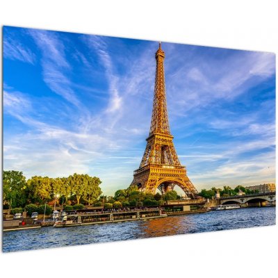 Obraz - Eiffelova věž, jednodílný 120x80 cm – Zboží Mobilmania