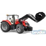 Bruder 3047 Traktor Červený TRAKTOR MASSEY FERGUSON 7624 s nakladačem – Hledejceny.cz