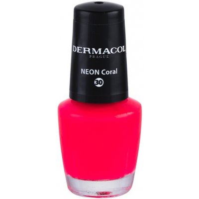 Dermacol Neon Coral 30 Lak na nehty 5 ml – Sleviste.cz