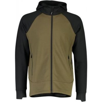 Mons Royale Nevis Wool Fleece Jacket canteen / black