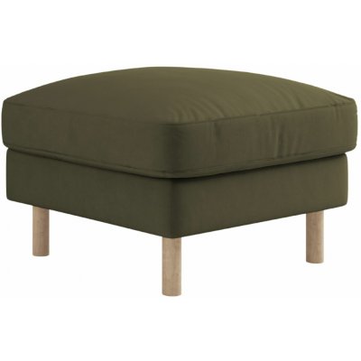 Micadoni Zelená sametová podnožka Eden 64 x 64 cm – Sleviste.cz