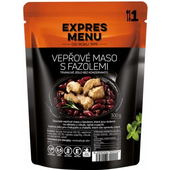 EXPRES MENU vepřové maso s fazolemi 300 g