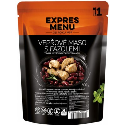 EXPRES MENU vepřové maso s fazolemi 300 g