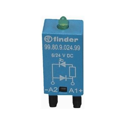 FINDER Modul 99.80.9.024.99, LED+OD, 6-24V DC 9980902499