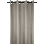 STOF Závěs s kroužky BEA, 140 x 260 cm, tmavě béžový béžová – Zboží Mobilmania