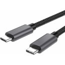 Premiumcord ku31cr2 USB-C USB 3.2 GEN 2, 3A, 60W, 20Gbit/s, bavlněný oplet, 2m