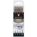 Linery Sakura Pigma Micron Cool Gray, sada 4 ks – Sleviste.cz