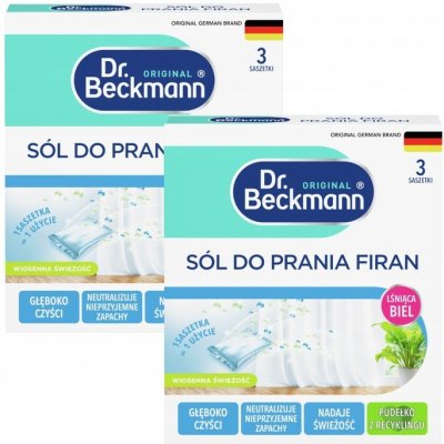 Dr. Beckmann Sůl na praní a bělení záclon 6 x 40 g – Sleviste.cz