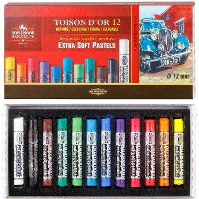 KOH-I-NOOR Pastel extra soft Toison D'or 12 ks – Zboží Mobilmania