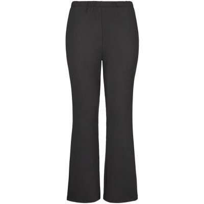 Vlnka bavlněné tepláky na gumu černá – Zboží Dáma