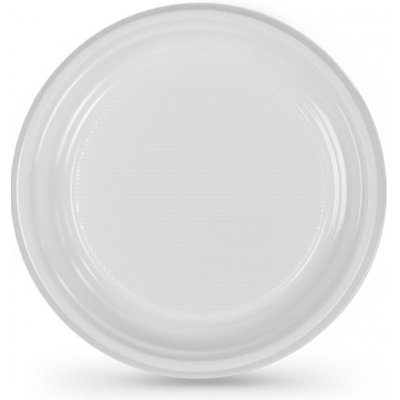 Sada talířů na opakované použití Algon Kulatý Bílý 17 x 17 x 1,5 cm Plastické – Zboží Mobilmania