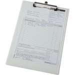 Eichner A4 deska s klipem bílá – Zboží Mobilmania