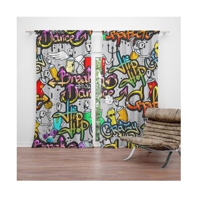 Sablio Závěs Graffiti: 2ks 140x250cm – Hledejceny.cz