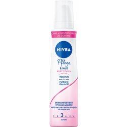 Nivea Care & Hold Soft Touch Caring Mousse tužidlo střední fixace 150 ml