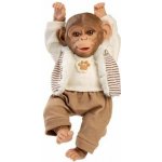 Guca 987 REBORN OPIČKA realistická opička miminko s měkkým látkovým tělem 32 cm – Zbozi.Blesk.cz