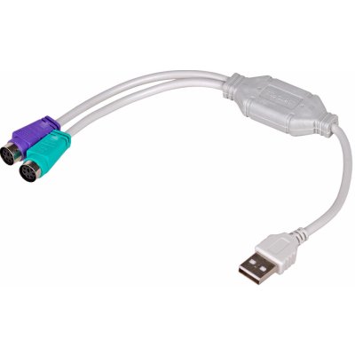 Adaptér AK-AD-15 USB / 2x PS/2 – Zboží Mobilmania