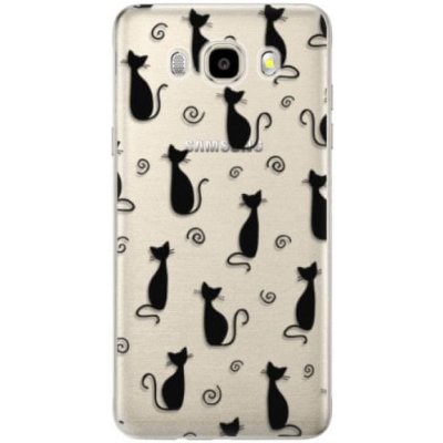 iSaprio Cat pattern 05 Samsung Galaxy J5 (2016) černé – Zbozi.Blesk.cz