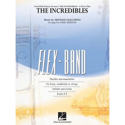 The Incredibles Úžasňákovi noty pro flexibilní orchestr party partitura – Zboží Mobilmania
