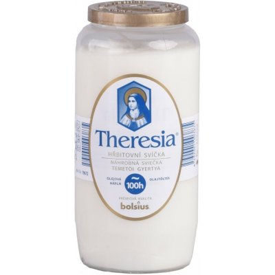 Bolsius Theresia kompozitní bílá 320 g – Sleviste.cz