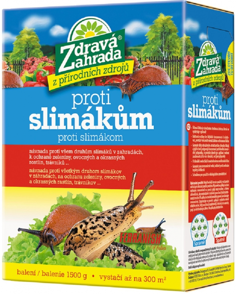Nohel-Garden Zdravá zahrada Přípravek proti slimákům 1,5 kg