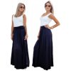 Dámská sukně Fashionweek dlouhá maxi letní sukně ze vzdušného materiálu MF266 tmave modry