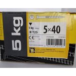TESAŘSKÉ VRUTY DO DŘEVA 5x40 KUŽELOVÉ HLAVY 5kg!!! – Hledejceny.cz