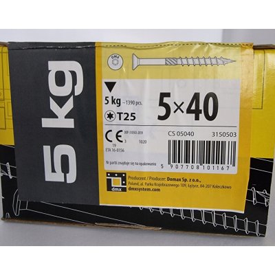TESAŘSKÉ VRUTY DO DŘEVA 5x40 KUŽELOVÉ HLAVY 5kg!!! – Hledejceny.cz