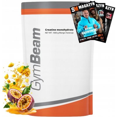 GymBeam 100% Creapure kreatin monohydrát 1000 g – Hledejceny.cz