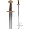 Outfit4Events Vikingský meč na šerm Ballinderry od Ulfberht s bronzovým jílcem Třída C
