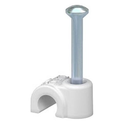 Kabelová příchytka OBO 2010 25 RW d=10mm L25 bílá 2225808 (100ks) – Sleviste.cz