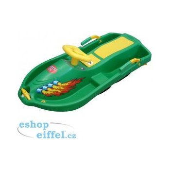 Plastkon Snow Boat Bob s volantem zelená