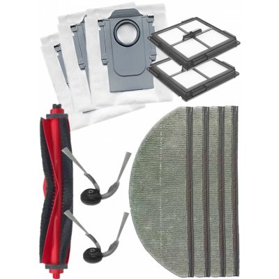 ElektroSkalka Roborock Q10 P Plus hepa filtry a kartáče a sáčky a mopovací textilie 12 ks – Zboží Mobilmania