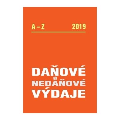 Daňové a nedaňové výdaje 2019