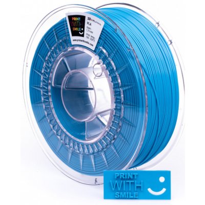 Print With Smile PLA – Turquoise Blue 1,75 mm; 0,5 kg – Zboží Živě