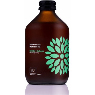 Natu Kombucha bio probiotický nápoj Cucumber & Coriander 315 ml – Zboží Mobilmania