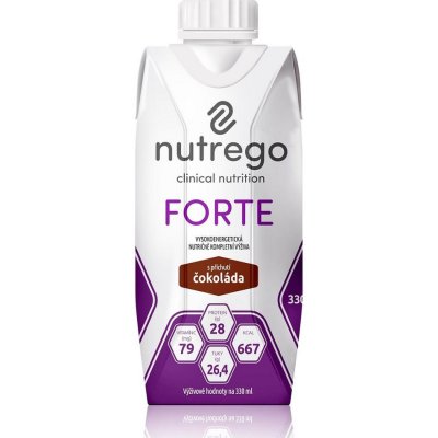 NUTREGO FORTE S PŘÍCHUTÍ ČOKOLÁDA POR SOL 1X330ML – Hledejceny.cz