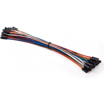 LaskaKit Dupont 26AWG propojovací kabely F-F samice-samice,20cm 50ks – Zboží Mobilmania